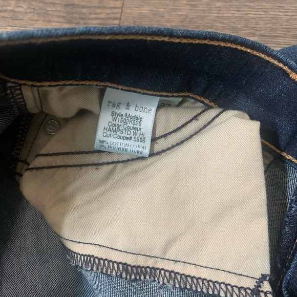 rag & bone | Skinny Tattered Hampstead Jeans - Picture 9 of 9